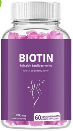 BIOTIN hair, skin & nails gummies
