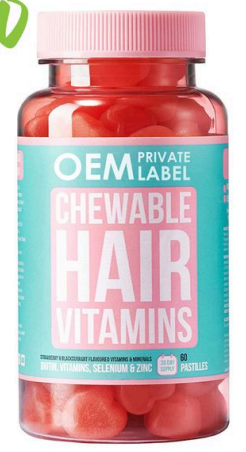 CHEWABLE HAIR VITAMINS GUMMIES